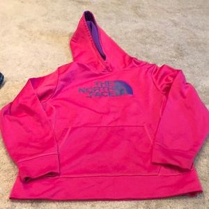 Girls North Face hoodie